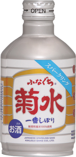 新潟県内先行発売 アルコール19 の生原酒スパークリング 菊水酒造