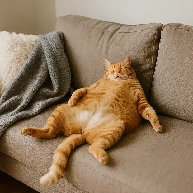 まるで人のようにゴロゴロする猫画像